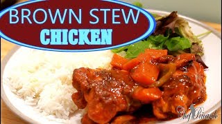 Best Brown Stew Chicken How To Make Jamaican Brown Stew Chicken  Recipes By Chef Ricardo [upl. by Dibb]