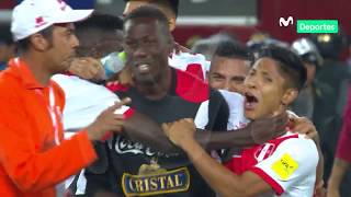 Perú 1  1 Colombia Así fue el momento exacto de la clasificación al repechaje [upl. by Acquah]