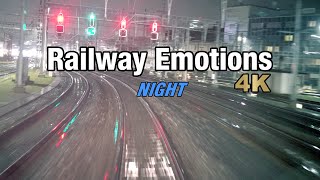 🚆 4K Swiss train ride at night through rainfall and fog return trip IR75 Konstanz D  Zurich [upl. by Nuaj]