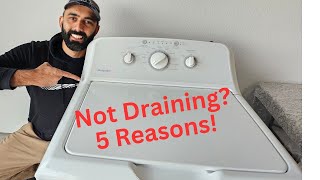 Top 5 Reasons Your Hotpoint Washer Is Not Draining [upl. by Dunton]