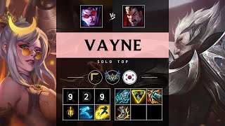 Vayne Top vs Darius Dominating  KR Challenger Patch 1420 [upl. by Alimak]