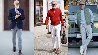 2024 Latest Fashion Style For Older Men  Fashionable Fellas [upl. by Yurt]