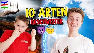 10 ARTEN von GESCHWISTERN 😈😁 TipTapTube Family 👨‍👩‍👦‍👦 [upl. by Elokkin]