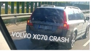 Volvo crash Volvo XC70 vs VW Golf [upl. by Forester677]