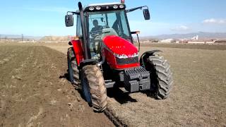 Asım SÖYLEMEZin Massey Ferguson 5410 ve Alpler 5li 14lü pulluk ile Nadası [upl. by Saylor]