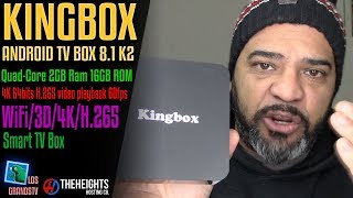 Kingbox K2 Android TV Box 81 💻  LGTV Reviews [upl. by Thorner]