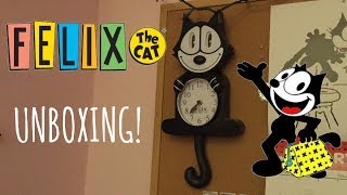 Felix the Cat 3D Motion Wall Clock UNBOXING [upl. by Suzetta]