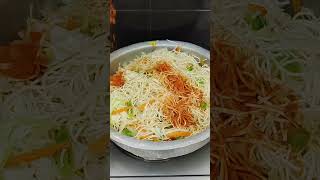 Street style Veg Hakka Noodles noodles food cooking [upl. by Adnesor]