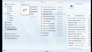 How to easely convert an audio CD to MP3 files using Windows Media Player [upl. by Enyawed]