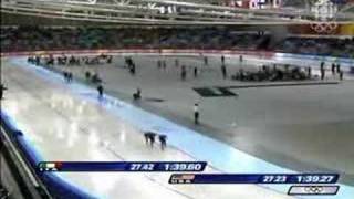 Torino 2006  Team pursuit USA vs Italy [upl. by Lerud]