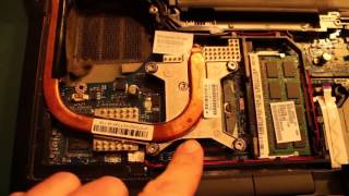 HP Elitebook 8440p Fan amp Heat Sink Cleaning [upl. by Vadnee]