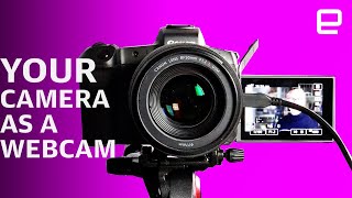 How to use your DSLR or mirrorless camera as a Zoom webcam athome [upl. by Rodrich]