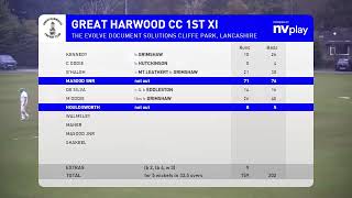 Great Harwood 1stXI v Rishton CC 1st XI [upl. by Intyre]