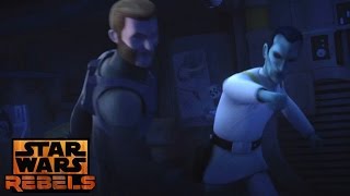 Star Wars Rebels Thrawn Vs Agent Kallus [upl. by Anyalram]