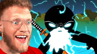 INSANE BEARD NINJA STICK Node Animation [upl. by Akerdnuhs]