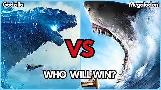 Godzilla Vs Megalodon Who Won  Godzilla Megalodon  Whats On Hollywood [upl. by Eentruok]