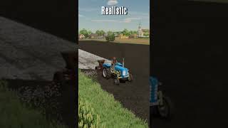 REALISTIC vs UNREALISTIC🚜 shorts [upl. by Ettelrats]