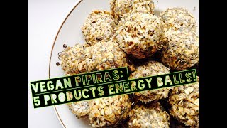 Vegan pipiras recipe  Energy balls  Energijos rutuliukai [upl. by Ynogoham]