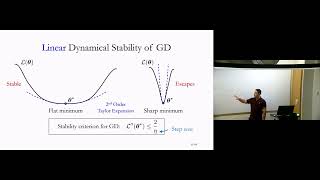 Tomer Michaeli  The implicit bias of SGD A Dynamical stability analysis Heb [upl. by Yeleek916]