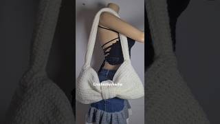 Sac en forme de noeud au crochetcrochet bow bag 🧶🤩 handmade crochet crochettutorial bagcrochet [upl. by Seugram]