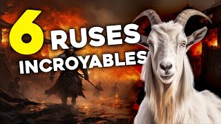 6 Ruses INCROYABLES qui ont permis de gagner des batailles  🐐 [upl. by Anilag569]