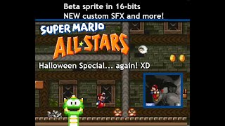 Fixed  Super Mario AllStars  Super Mario Bros Beta sprites and sound effects  Nimaginendo 2023 [upl. by Stefanie]