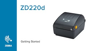 Setting up Your Printer ZD220d  Zebra [upl. by Nemad969]