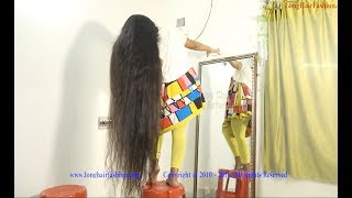 World Long Hair Fashion Floor Length Rapunzel of India Varsha [upl. by Costin527]