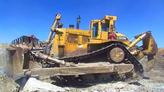 Caterpillar D11N Extreme Pushing [upl. by Dallon]