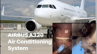 How an Airbus A320 Air Conditioning System Coollng Pack is connected to its Air Mixer Unit [upl. by Socher183]