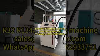 fully automatic R290 refrigerant recovery charging machine ac freon recovery recharge machine R134a [upl. by Yk606]