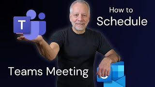 How to Schedule a Teams Meeting in Outlook  Microsoft 365 [upl. by Anrahc]