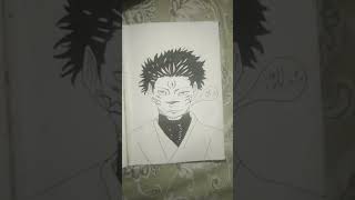 Megumi to Sukuna jujutsukaisen animeart joshiartz animedrawing drawing animeeditart art [upl. by Stokes589]