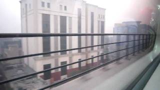 Riding the Delhi Metro in Noida [upl. by Guria]