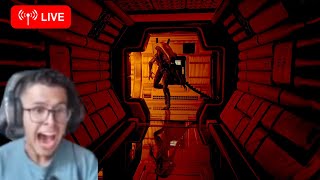 ESTE JUEGO es TERROR PURO AYUDA 🚨  Alien isolation Episodio 3  DETRAS DE CAMARAS [upl. by Rozanne309]