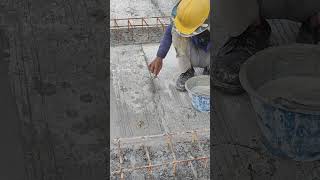 Technical fill mortar in joint of plank slab [upl. by Grogan]