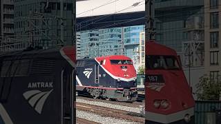 Amtrak 5 California Zephyr departing Denver [upl. by Eudoxia447]