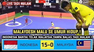 🔴MALUNYA SAMPAI UBUNUBUN SEMALAM  INDONESIA 15 VS MALAYDESH 0  AFC FUTSAL CHAPIONSSHIP 2024 [upl. by Strickler]