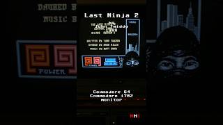 Last Ninja 2 on Commodore 64 retrogaming commodore64 8bitcomputer [upl. by Eiddal]