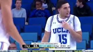 Liangelo Balls First Game As A Bruin UCLA Vs Cal State LA [upl. by Eeraj]