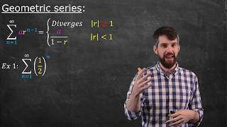 Geometric Series  Convergence Derivation and Example [upl. by Ahseyk698]