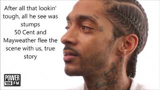 Nipsey HussleGrindin All My Lifeofficial lyrics [upl. by Esirehc]