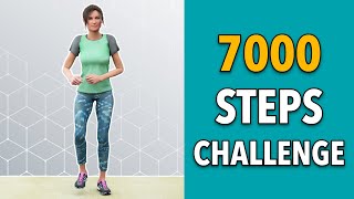 7000 Steps Challenge  Walk At Home Workout [upl. by Hephzipa908]