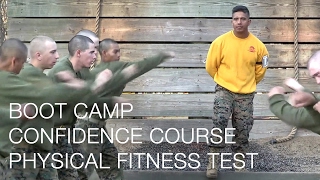 USMC Confidence Course and Physical Fitness Test [upl. by Porche62]