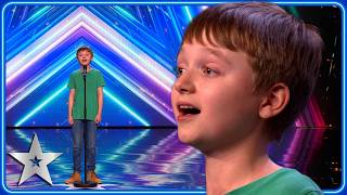 Cormac Thompson has voice of angel with Run cover  Unforgettable Audition  Britains Got Talent [upl. by Wertz546]