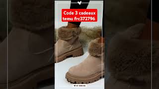 Bottes dhiver femmetendance 20242025 temu temufinds winteroutfit outfit [upl. by Nwadahs322]