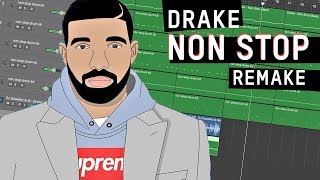 Making a Beat Drake  Non Stop Remake [upl. by Jacqui738]