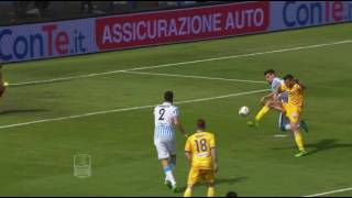 HIGHLIGHTS SPALFROSINONE 02 32a GIORNATA SERIE B 20162017 [upl. by Baggs]