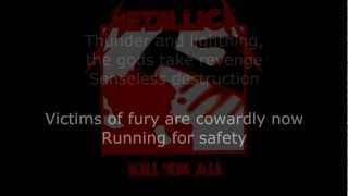 Metallica  Metal Militia Lyrics HD [upl. by Dyal]