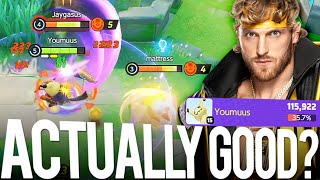 Trying Logan Pauls Mimikyu Build in Pokemon Unite   80 WR [upl. by Skvorak]